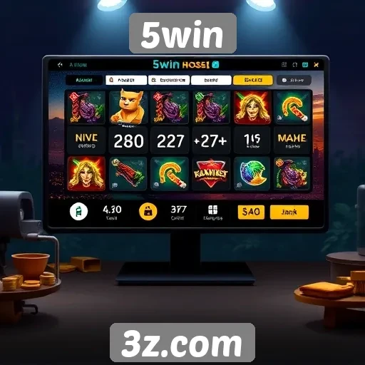 Interface do usuário do 5win e acessibilidade